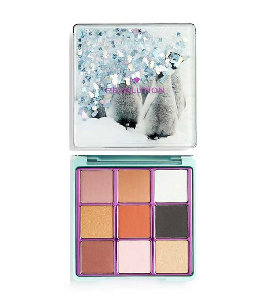 I Heart Revolution - Palette di ombretti Snow Globe - Penguin