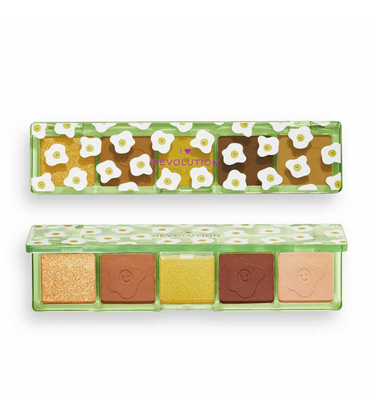 I Heart Revolution - Palette di ombretti Mini Match - Fried Eggs