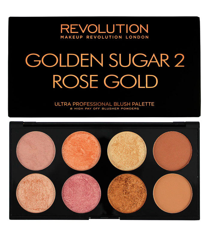 Makeup Revolution - Palette Blush e Contouring Ultra - Golden Sugar 2