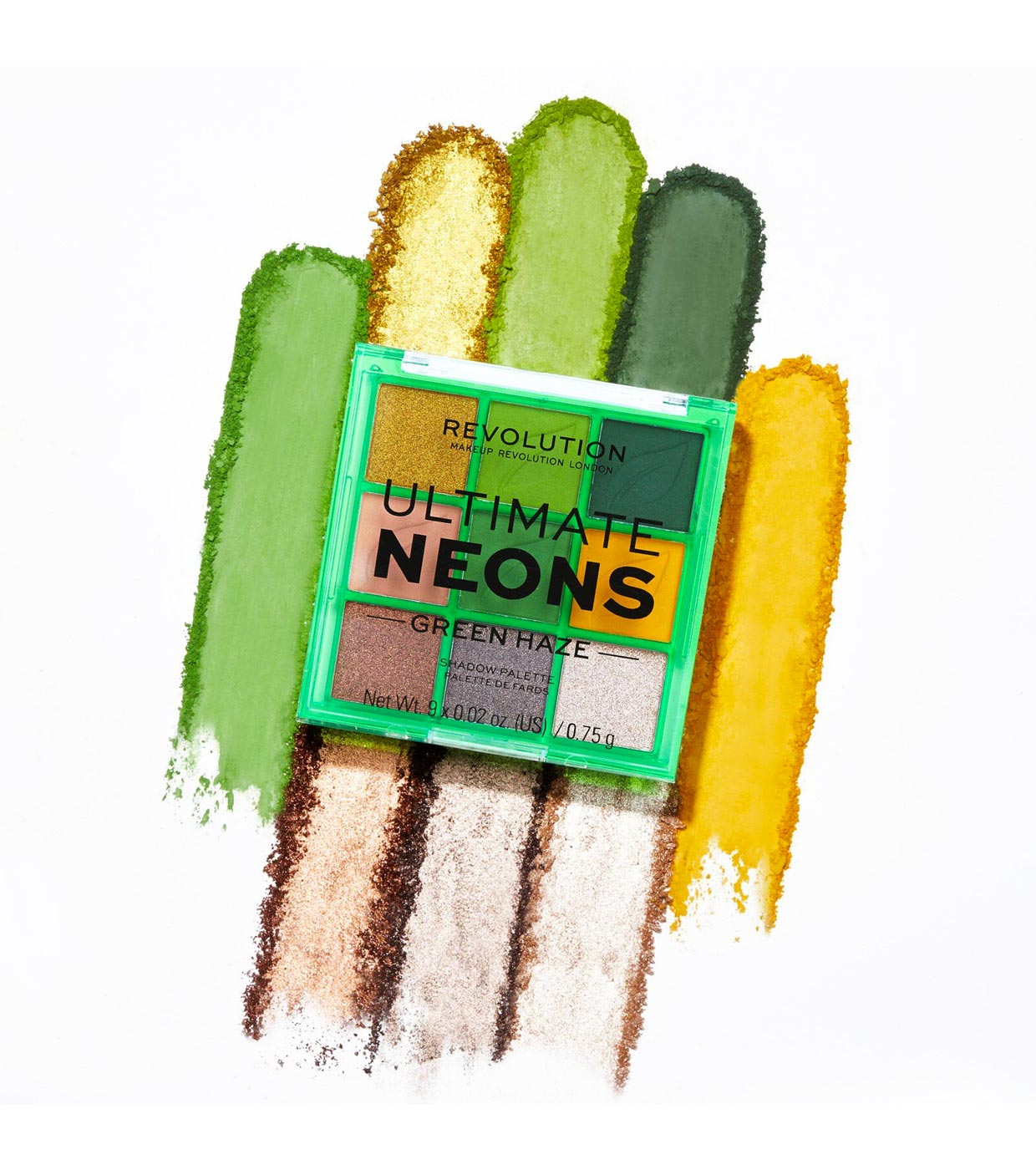 Revolution - *Artist Collection* - Mini Shadow Palette Ultimate Neons - Green Haze