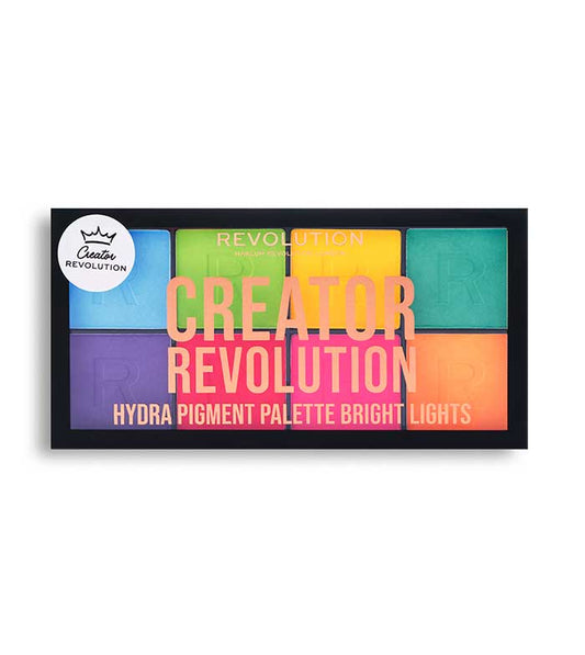 Revolution - *Creator * - Palette di ombretti Hydra Pigment Palette - Bright Lights