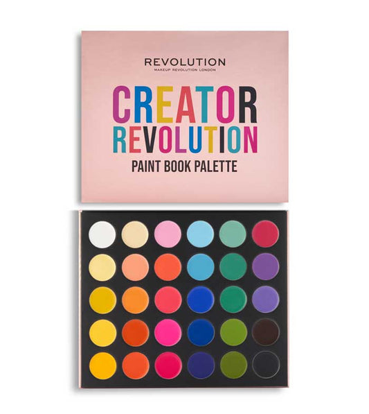 Revolution - *Creator* - Palette di ombretti in crema per viso e corpo Face Paint Book
