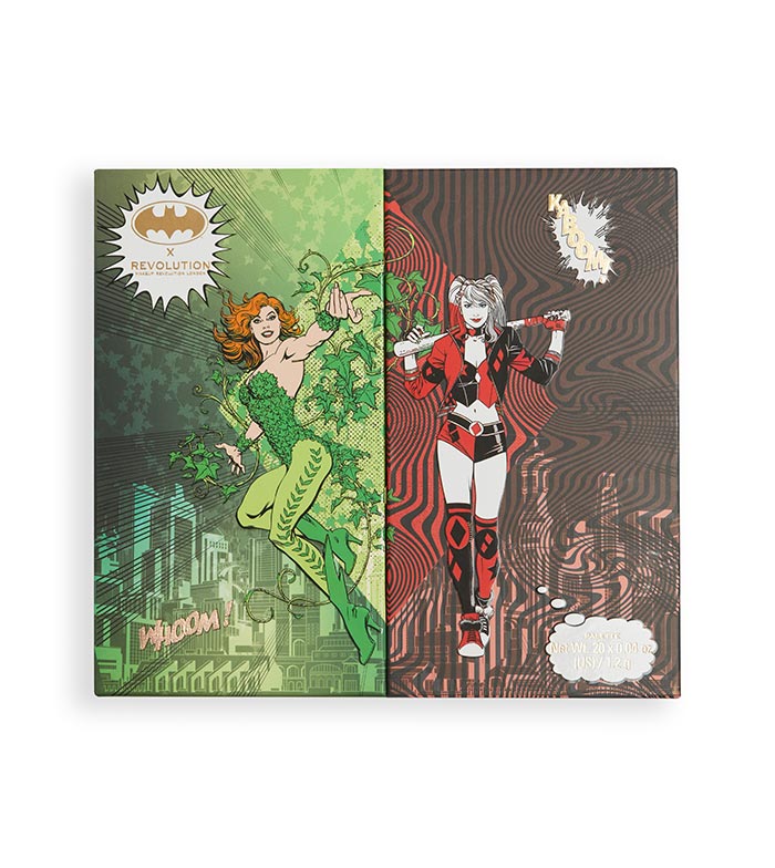 Revolution - *DC Poison Ivy & Harley Quinn* - Palette di ombretti comici di Sirens of Gotham Comic