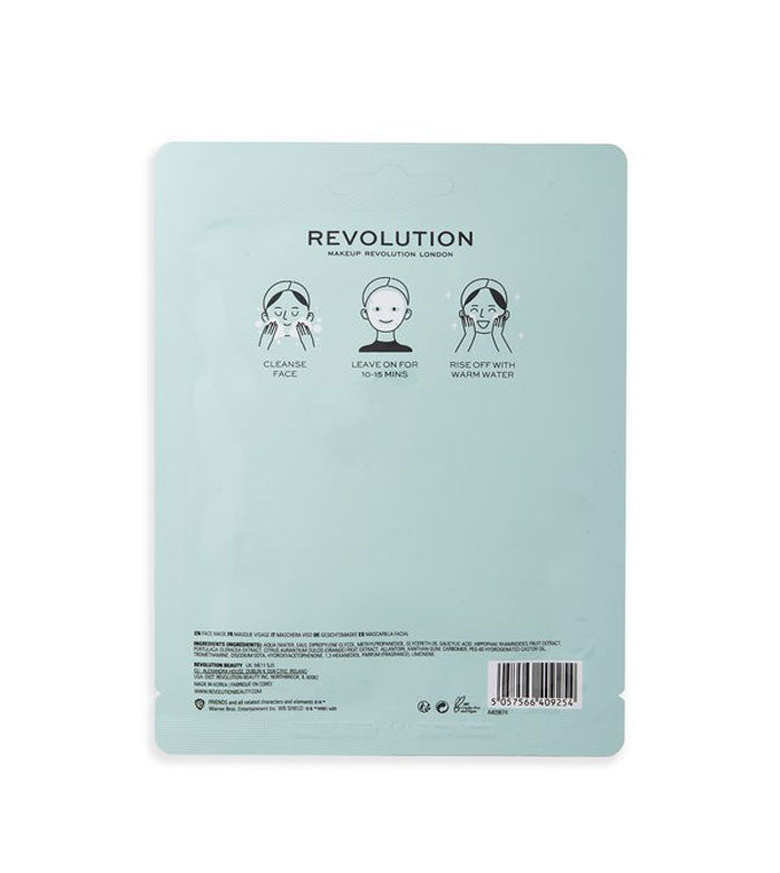 Revolution - *Friends X Revolution* - Maschera viso in tessuto con acido salicilico - Joey