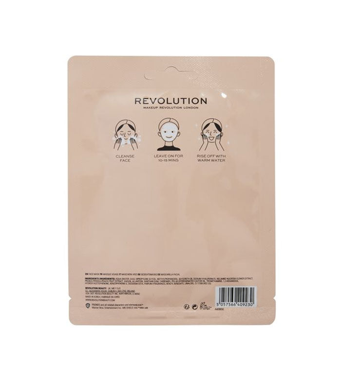 Revolution - *Friends X Revolution* - Maschera viso in tessuto con argilla rosa - Chandler