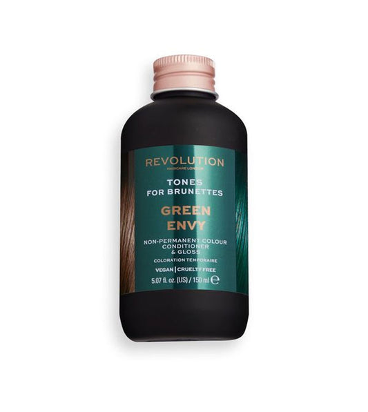 Revolution Haircare - Colorazione semipermanente per capelli castani Hair Tones - Green Envy