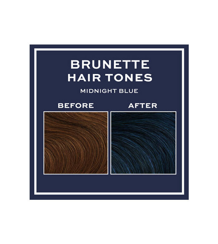 Revolution Haircare - Colorazione semipermanente per capelli castani Hair Tones - Midnight Blue