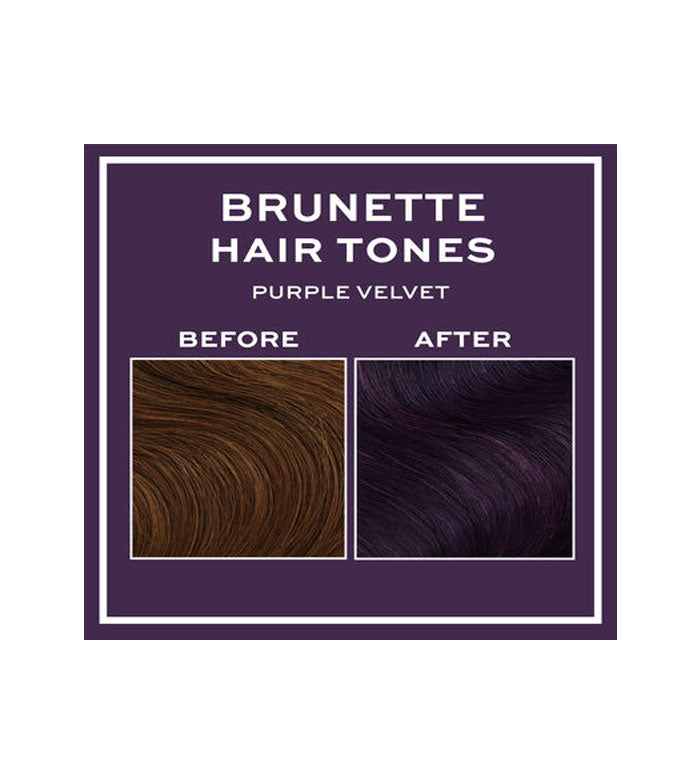 Revolution Haircare - Colorazione semipermanente per capelli castani Hair Tones - Purple Velvet