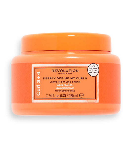 Revolution Haircare - Crema Styling Leave In Deeply Define My Curls - Curl 3+4