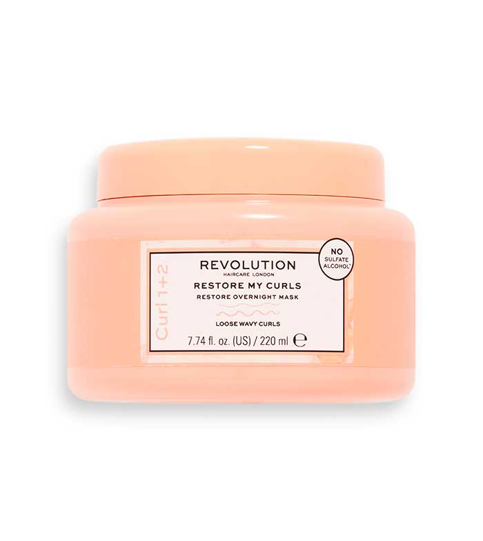 Revolution Haircare - Maschera per la notte rigenerante Restore My Curls - Curl 1+2