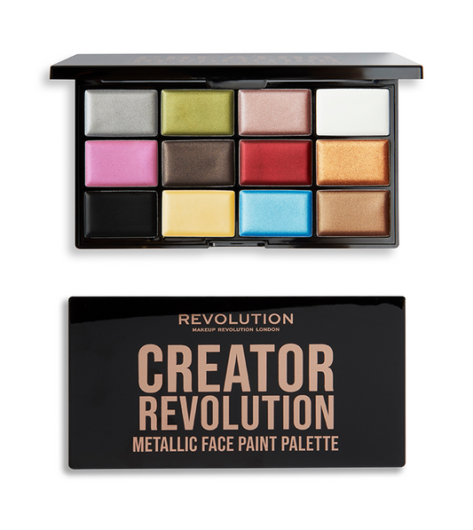 Revolution - *Halloween* - Palette per il trucco in crema viso SFX Creator - Metallic