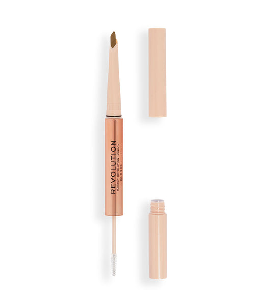 Revolution - Matita per sopracciglia Fluffy Brow Filter Duo - Blonde