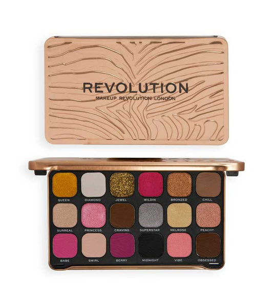 Revolution - Palette di ombretti Forever Flawless - Bare pink