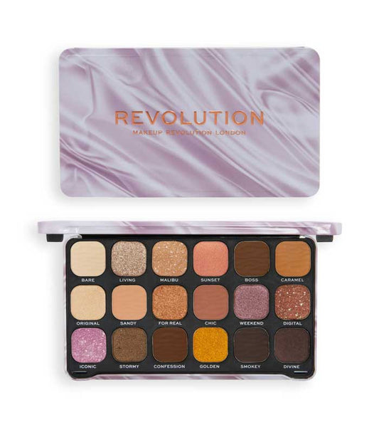 Revolution - Palette di ombretti Forever Flawless - Nude Silk