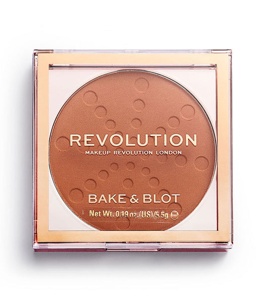 Revolution - Cipria Compatta Bake & Blot - Orange