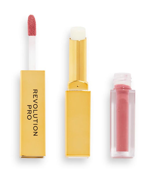 Revolution Pro - Rossetto liquido + Balsamo Duo Supreme Stay 24HR - Velvet