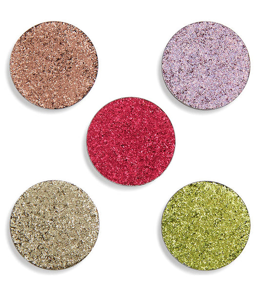 Revolution Pro - Pack di 5 ombretti occhi Glitter in cialda magnetica - Stop Look and Glisten