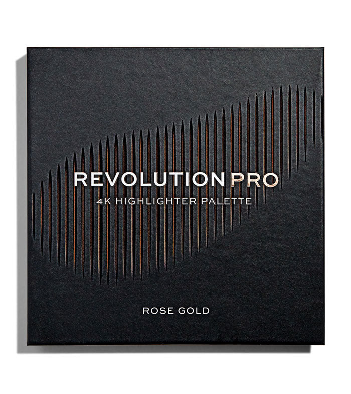 Revolution Pro - Highlighter Palette  4K - Rose Gold