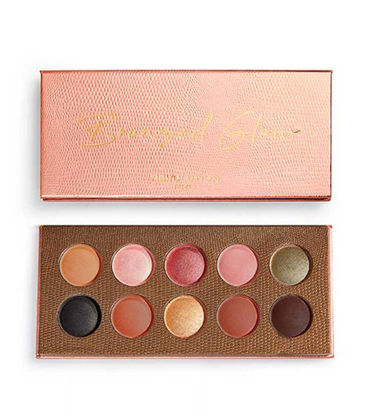 Revolution Pro - Palette di ombretti Colour Focus - Bronzed Glow