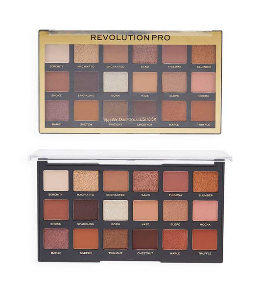 Revolution Pro - Palette di ombretti Regeneration Au Naturel