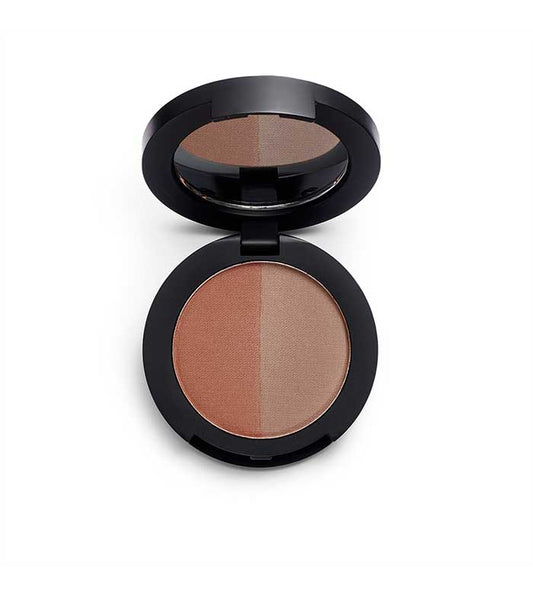 Revolution Pro - Ombra di polvere sopracciglio Duo Brow - Auburn