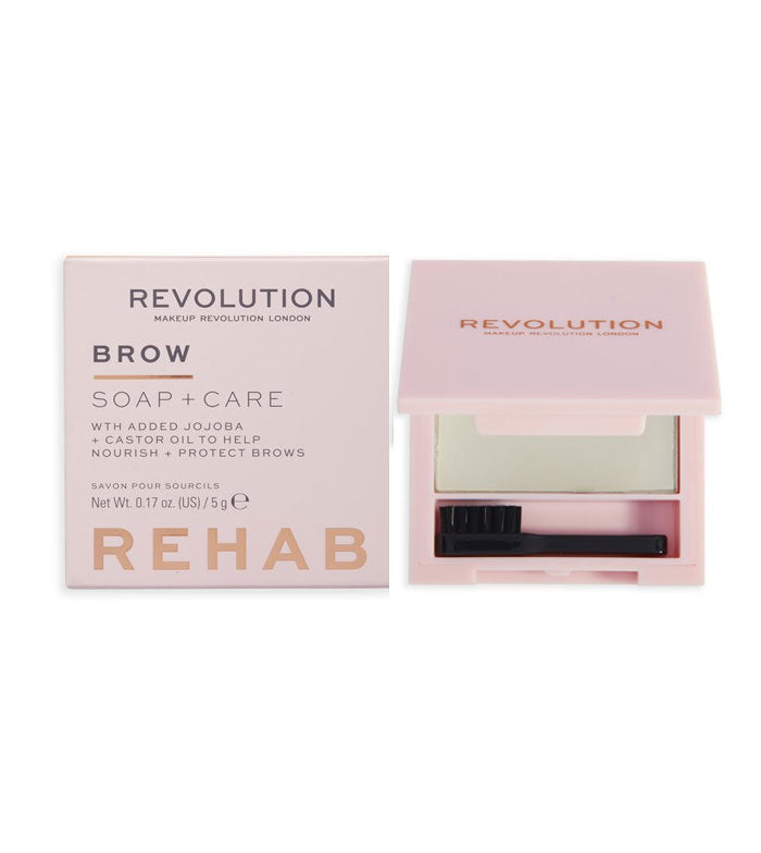Revolution - *Rehab* - Sapone per fissare e curare le sopracciglia Soap & Care Styler