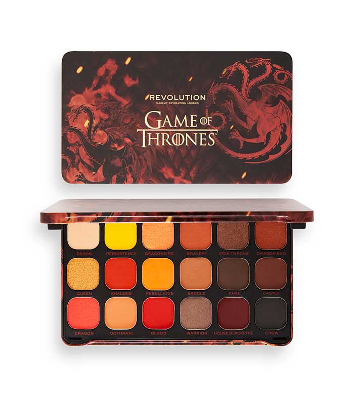Revolution - *Revolution X Game of Thrones* - Palette delle ombre Forever Flawless - Mother of Dragons