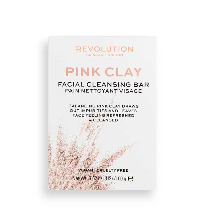 Revolution Skincare - Sapone per il viso solido Pink Clay