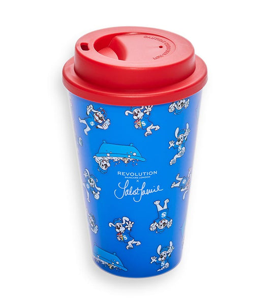 Revolution Skincare - *Jake Jamie x Slush Puppie* - Tazza e tamponi per la pulizia riutilizzabili