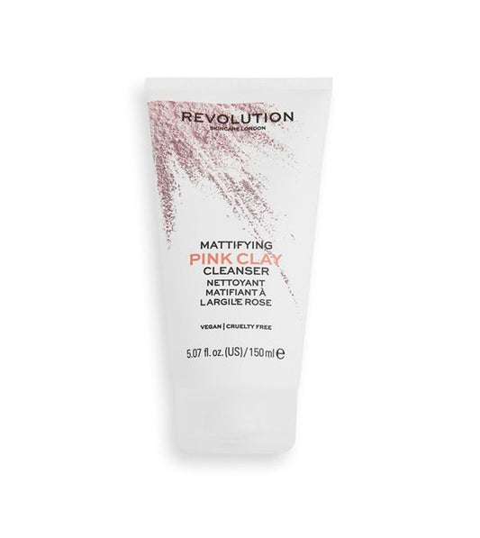 Revolution Skincare - Detergente all'argilla rosa opacizzante Mattifying Pink Clay