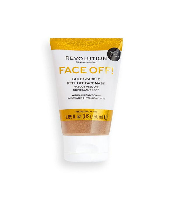 Revolution Skincare - Maschera viso Face Off! - Gold Glitter