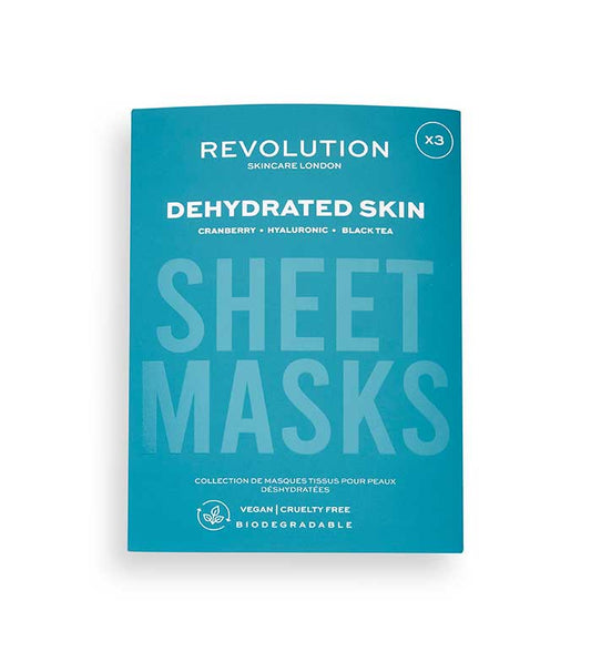 Revolution Skincare - Confezione da 3 maschere per pelli disidratate
