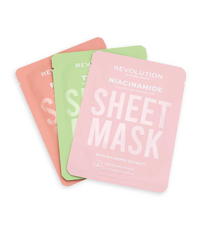Revolution Skincare - Confezione da 3 maschere per pelli grasse