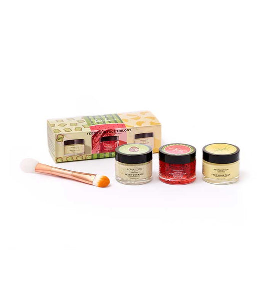 Revolution Skincare - Confezione di maschere facciali Jake-Jamie Feed your Face