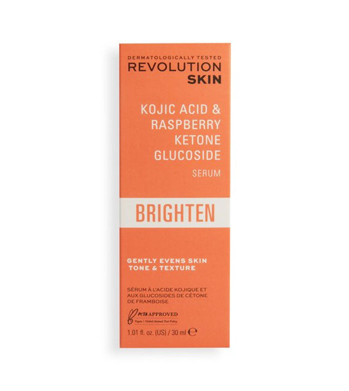 Revolution Skincare - Siero di glucoside con acido kojico e chetone del lampone