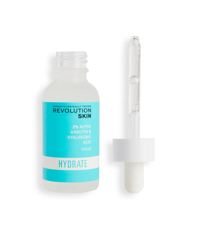 Revolution Skincare - Siero idratante con alfa arbutina e acido ialuronico