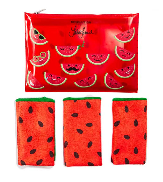 Revolution Skincare - Salviette struccanti in microfibra x Jake Jamie - Watermelon