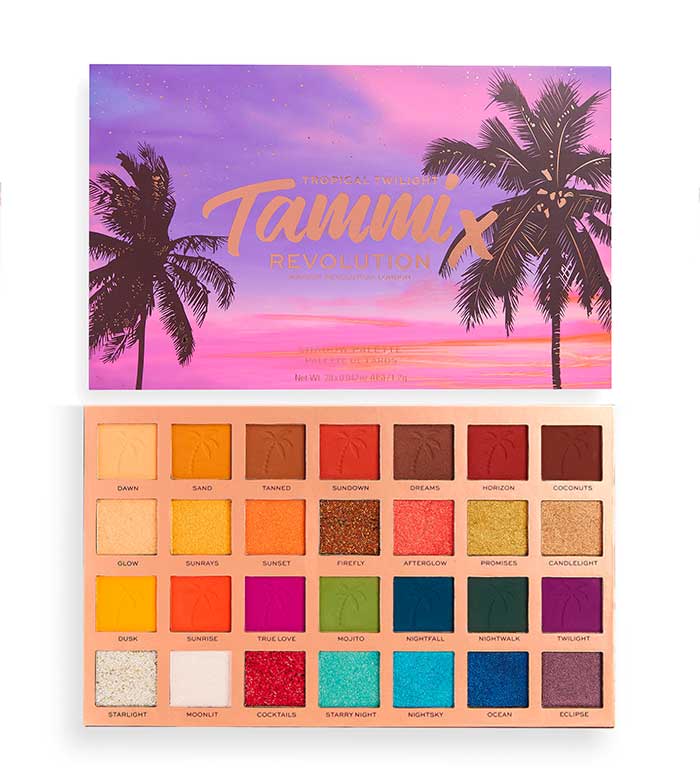 Revolution - *Tropical Twilight Collection* - Palette di ombretti X Tammi