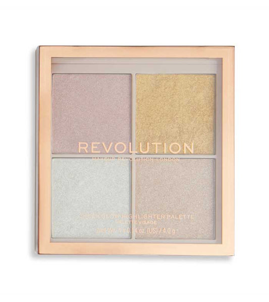 Revolution - *Ultimate Lights* - Palette per illuminanti in polvere Cheek Glow Palette